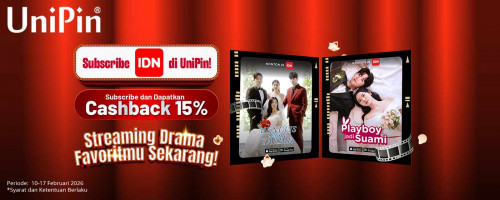 IDN Nonton Hadir di UniPin! Subscribe Sekarang dan Nikmati Drama seru tanpa Iklan! Subscribe dan dapatkan Cashback 15%